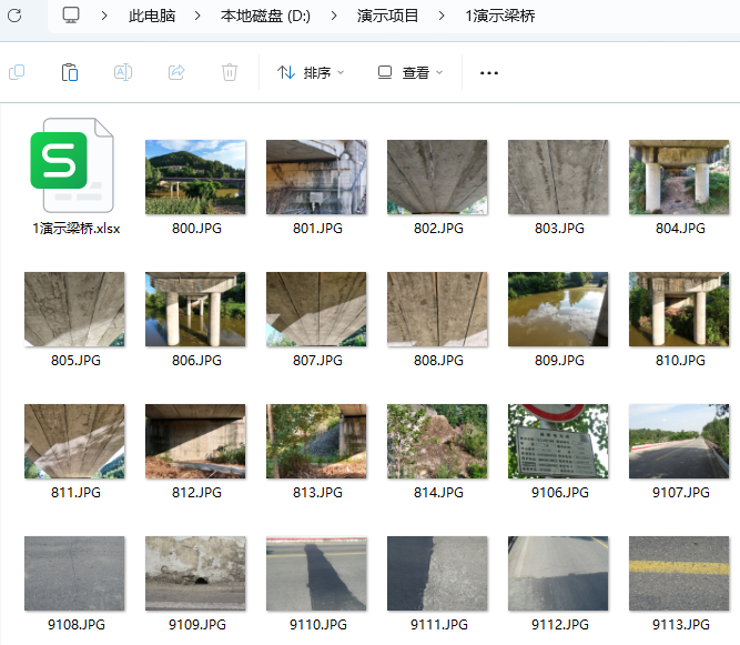 桥梁文件夹中的文件
